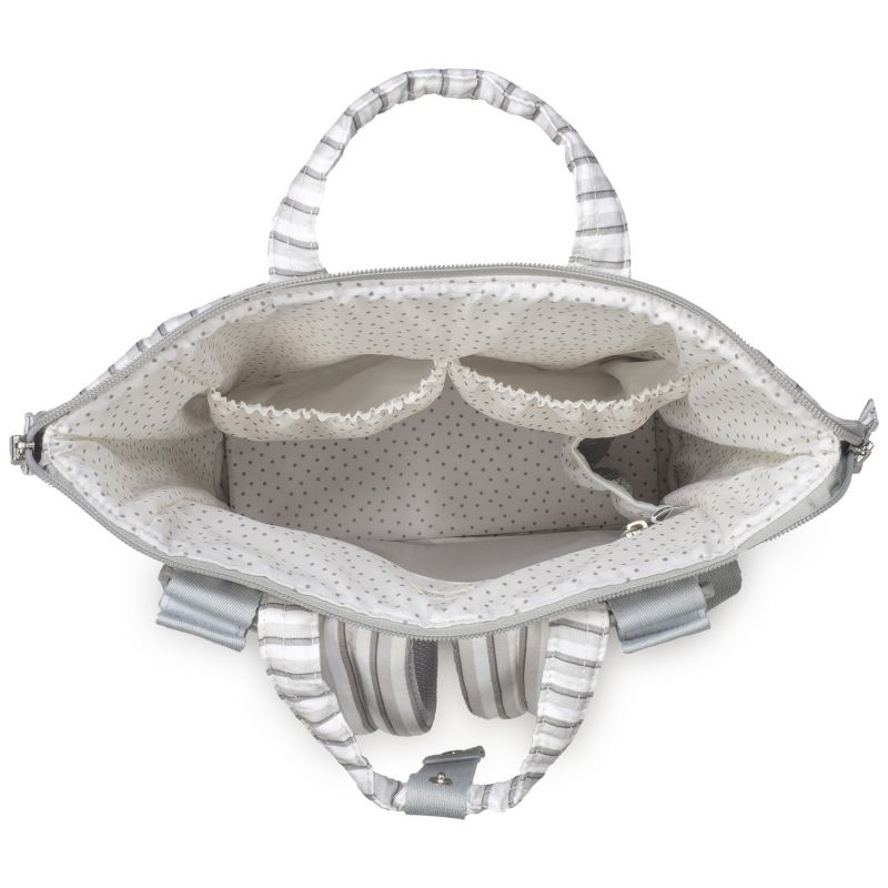 Sac à dos à langer Botton Rayures Walking Mum Produit 8