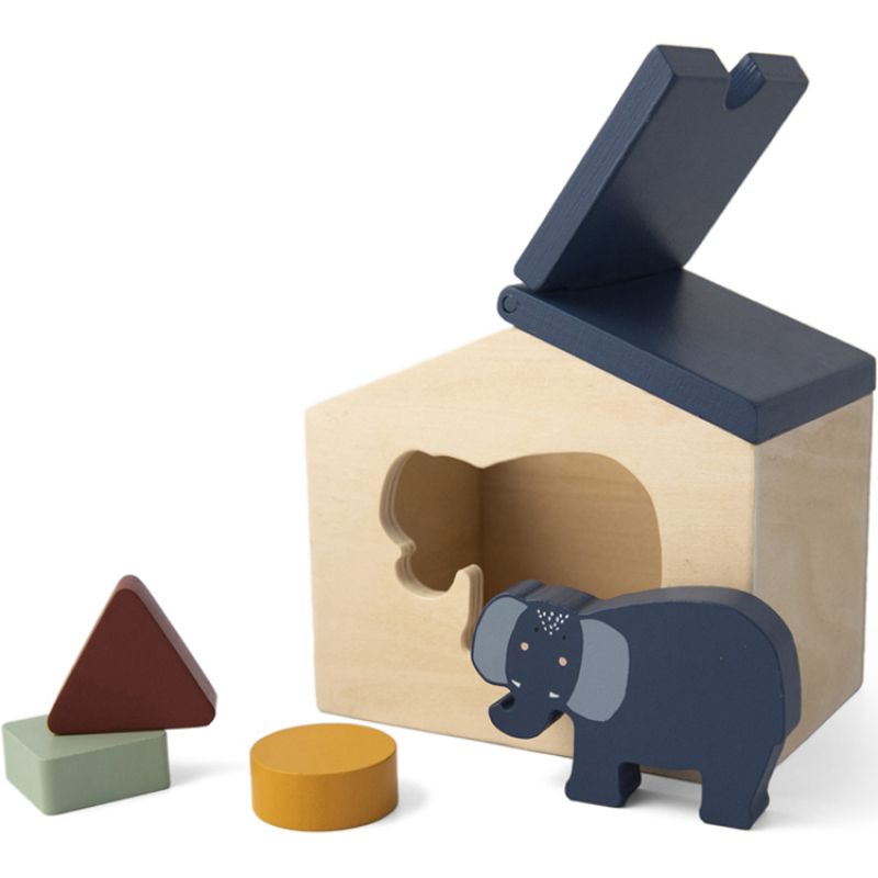 Maison à formes en bois Mrs. Elephant Trixie