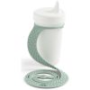 Attache-biberon et gourde sippigrip silicone Vert clair - Infantino