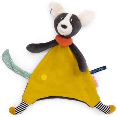 Doudou Puce jaune Puce & Pilou (personnalisable)  par Moulin Roty