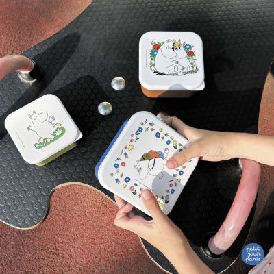 Lot de 3 boîtes à goûter Moomin