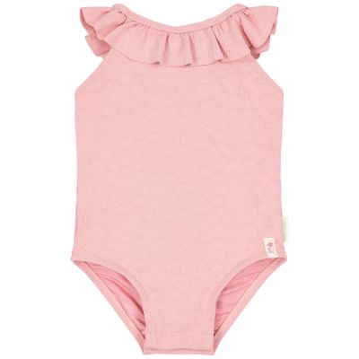 Maillot de bain 1 pièce à volants Dreamy Pink Rose (1-2 ans) Little Dutch