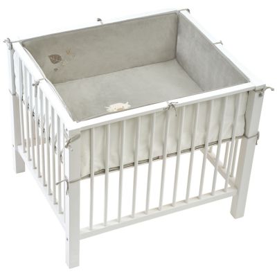 Tapis de parc réversible avec bords en Veloudoux (75x95 cm) Noukie's