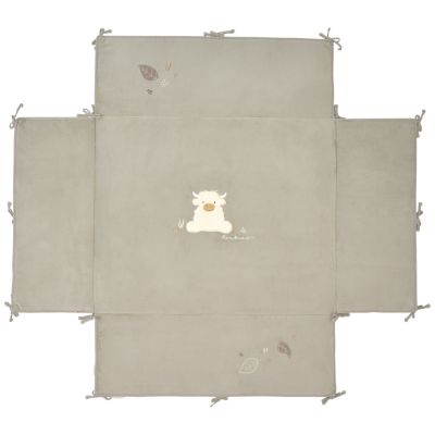 Tapis de parc réversible avec bords en Veloudoux (75x95 cm)