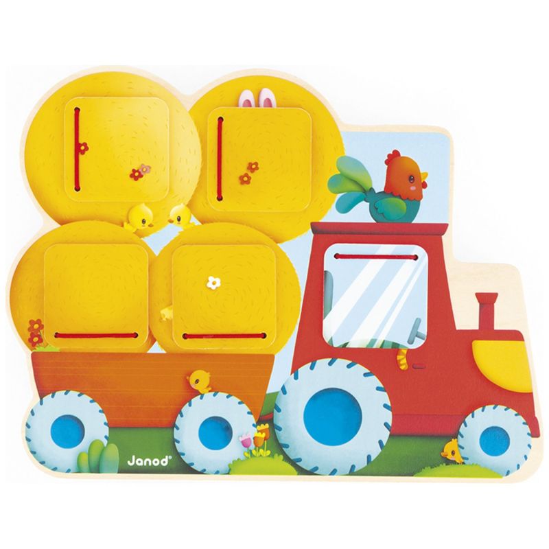 Jouet Cache-cache Tracteur Ferme Janod Produit 1