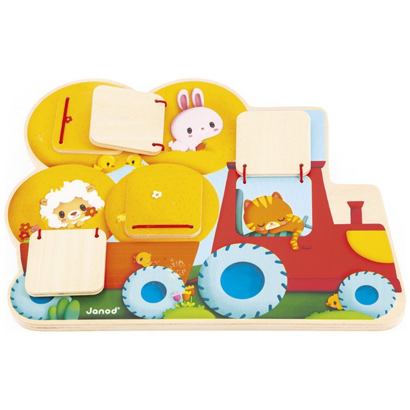Jouet Cache-cache Tracteur Ferme Janod Produit 6