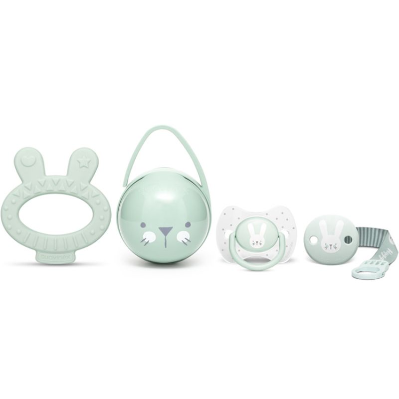 Coffret cadeau de naissance Hygge Baby lapin vert Suavinex