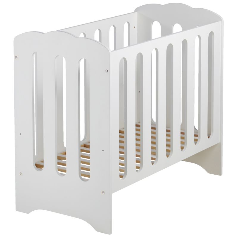 Mini lit et matelas bébé nuage blanc (50 x 100 cm) Domiva