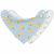 Variation Bleu, jaune, olive du produit Lot de 2 bavoirs bandanas avec col bénitier Happy Fruits Citron de la marque Lässig 
