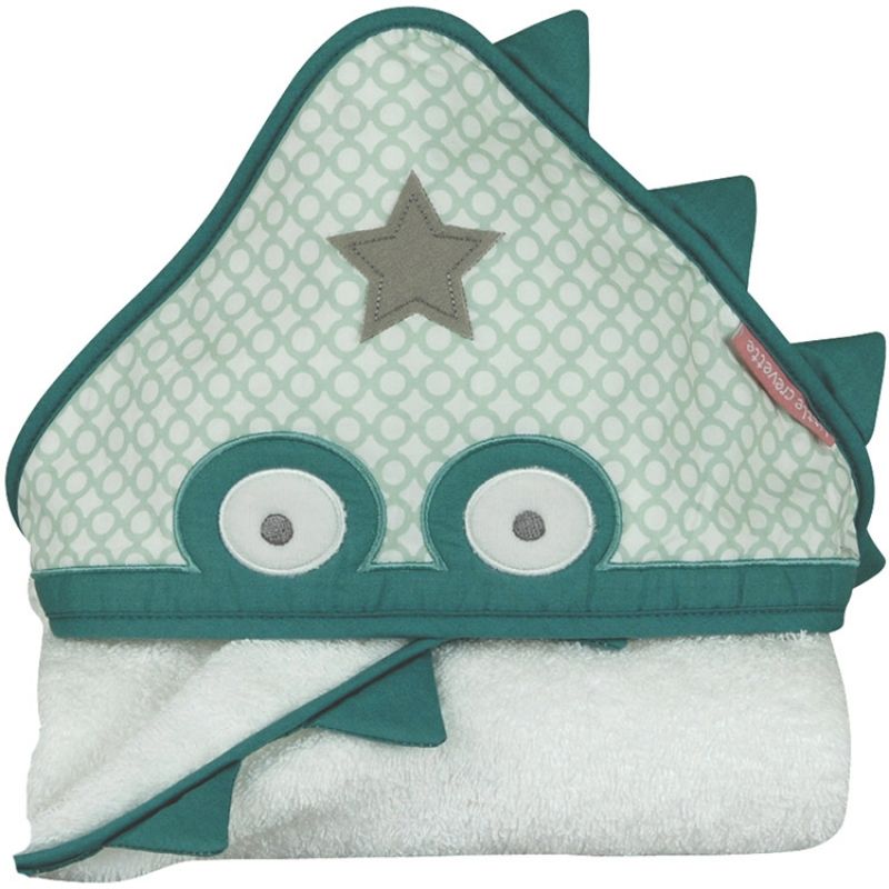 Cape de bain Crocrodile (100 x 100 cm) Little Crevette