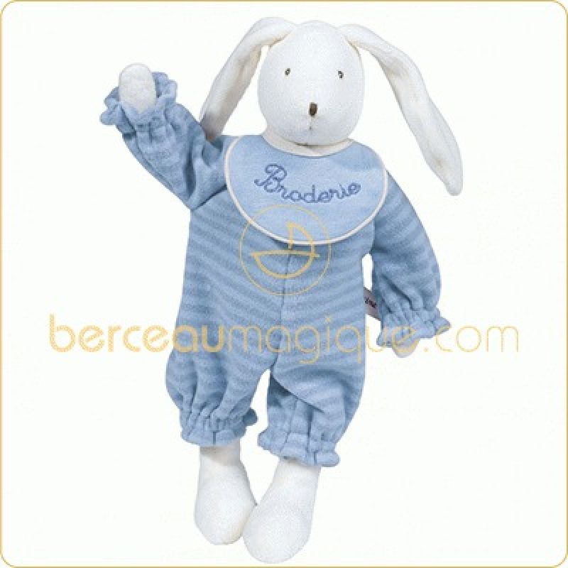 Poupée Lapin ciel (Avec broderie) Moulin Roty