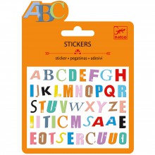 Minis stickers Lettres colorées  par Djeco