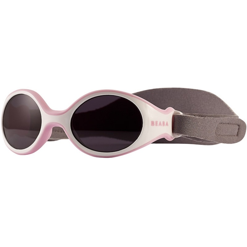Lunettes de soleil bébé bandeau rose Béaba