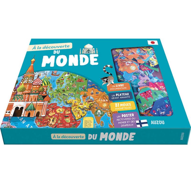 Coffret éducatif A la découverte du monde Auzou Editions