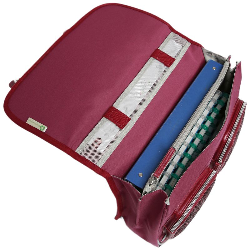 Cartable A4 primaire Glossy Cherry (38 cm) Caméléon Produit ouvert 4