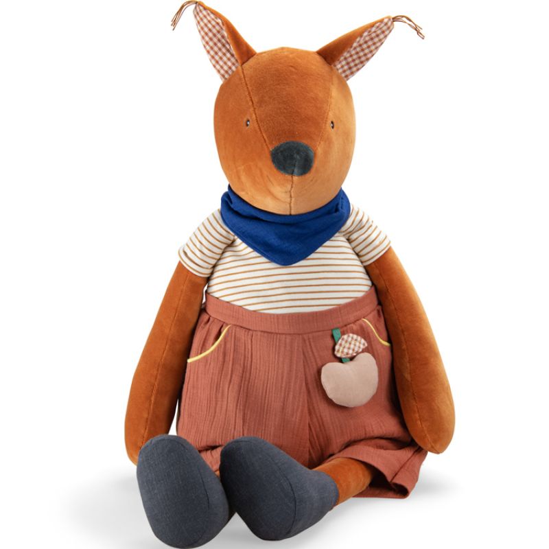 Harry l'écureuil géant d'activités Pomme des Bois (75 cm) Moulin Roty