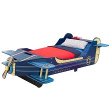 Lit enfant en bois avion (70 x 140 cm)  par KidKraft