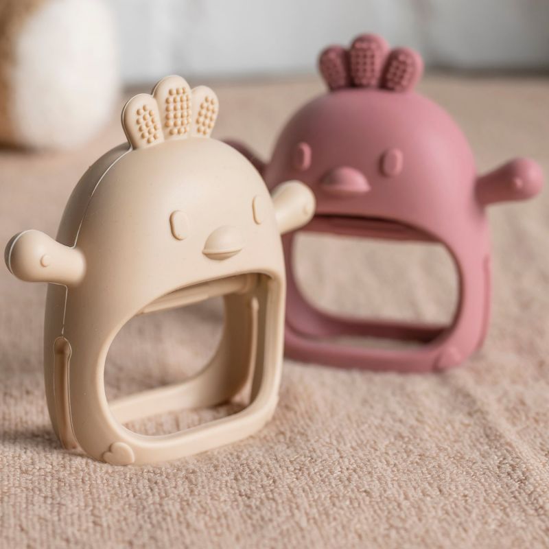 Moufle de dentition Vieux Rose Nattou Ambiance 3