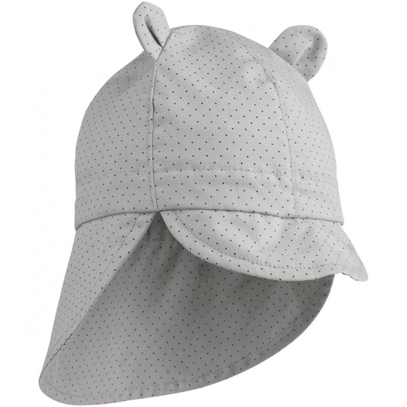 Casquette anti-UV Gorm pois gris (0-6 mois) Liewood
