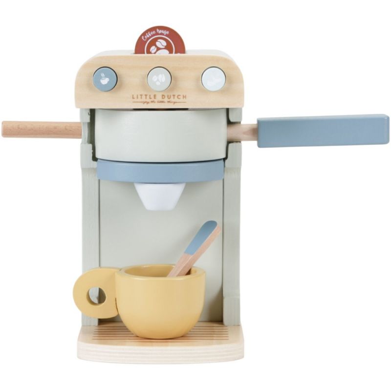 Cafetière en bois et accessoires - Reconditionné Little Dutch