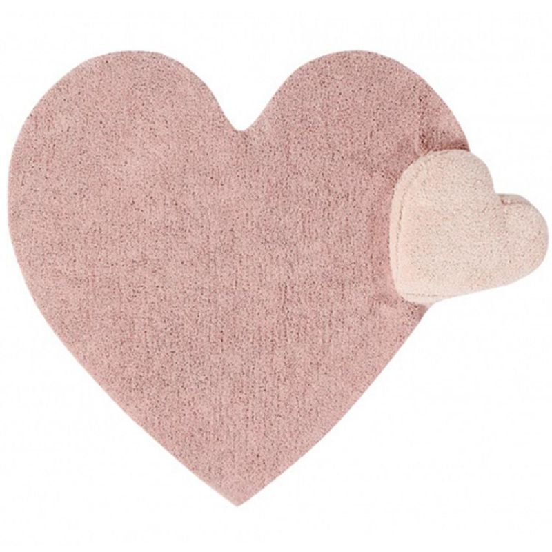 Tapis lavable Puffy Love rose nude ( 160 x 180 cm) Lorena Canals