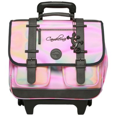 Cartable primaire à roulettes Pink Tie and Dye (38 cm)