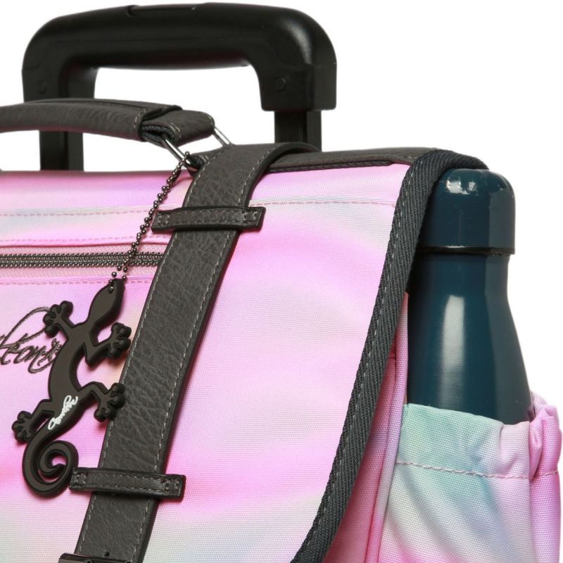 Cartable à roulettes Pink Tie and Dye (38 cm) Caméléon Produit 6
