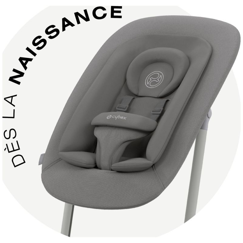 Chaise haute évolutive 4 in 1 Lemo 2 Suede Grey Cybex Produit 8