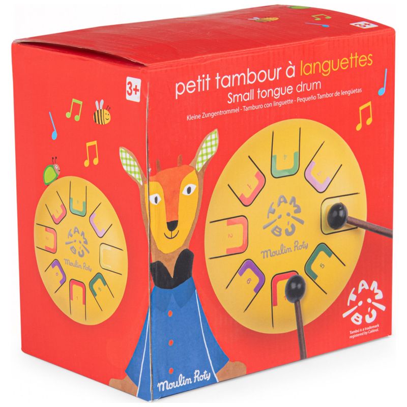 Petit tambour à languettes Popipop Moulin Roty Packaging 6