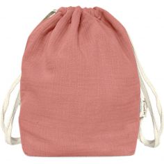 Sac à dos à ficelles Rose (personnalisable)