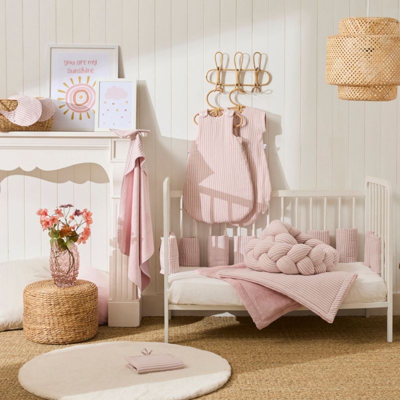 Gigoteuse été kimono rayé vieux rose Soft Stripes (0-6 mois) BB & Co Produit 2