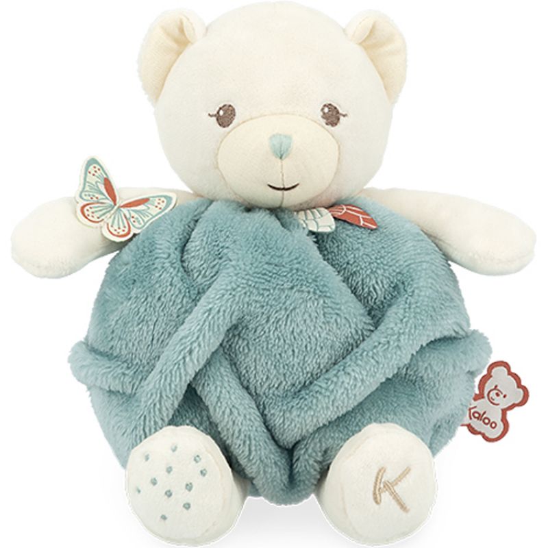 Peluche bulle d'amour ours vert Plume (23 cm) Kaloo