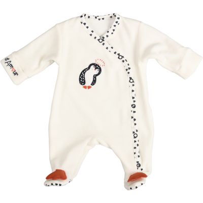 Pyjama léger Pingouin (1 mois)  par Nougatine