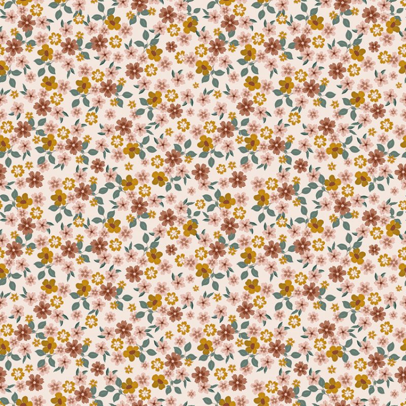 Papier peint Inflorescence Faded Pink (50 cm x 10 m) Lilipinso