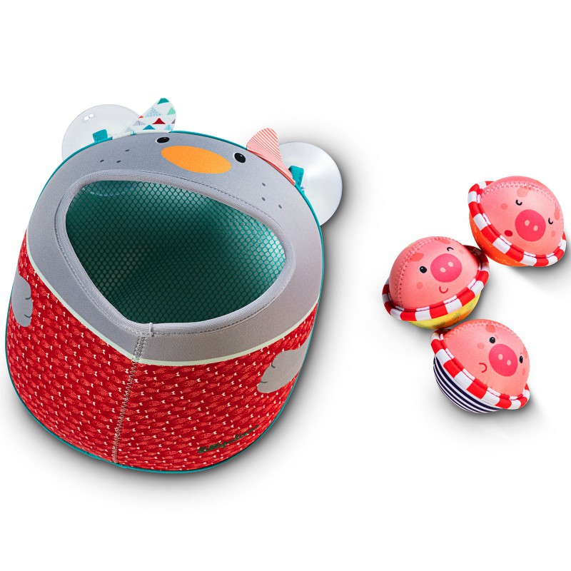Jouet de bain panier de basket Nicolas le loup Lilliputiens