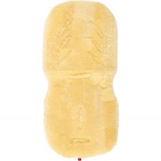 Assise en peau d'agneau pour poussette et siège auto Patchwork Nature - Reconditionné - Kaiser