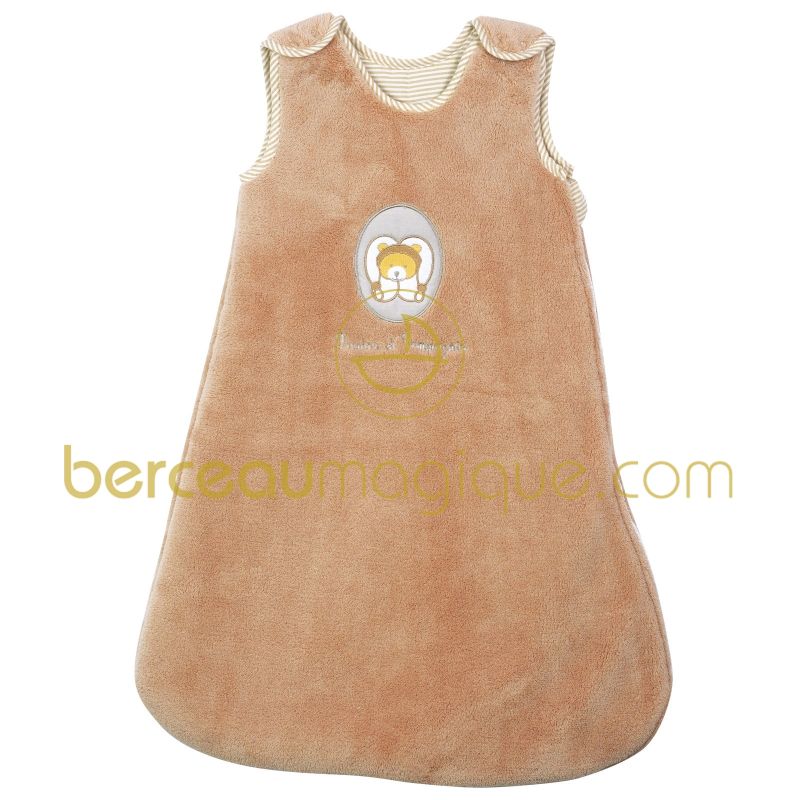 Gigoteuse taupe Tendre ours (70 cm) Doudou et Compagnie