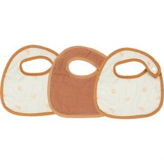 Lot de 3 bavoirs de naissance Diplododo - Trois Kilos Sept