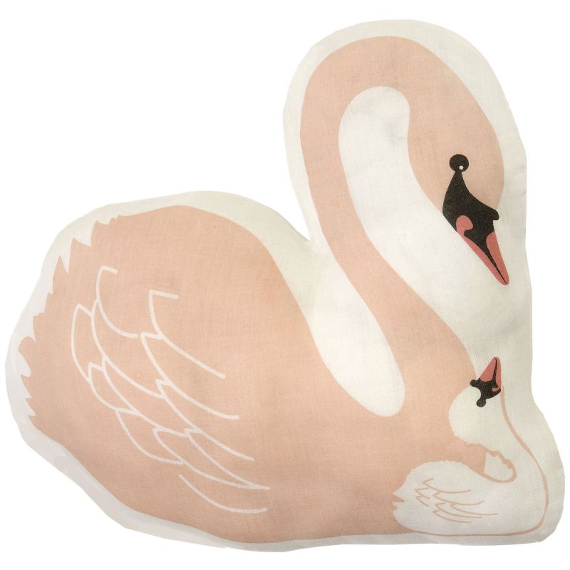 Coussin doux Celeste le cygne (31 x 35 cm) Mimi'lou