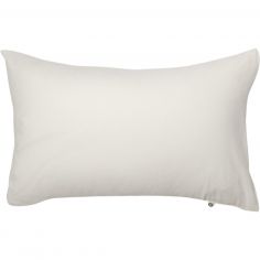 Taie d'oreiller pur coton Ecru (40 x 60 cm) - Kadolis