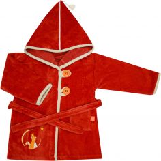 Peignoir panda roux terracotta personnalisable (2-4 ans) - L'oiseau bateau