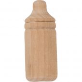 Biberon Dinkum en bois pour poupée Natural