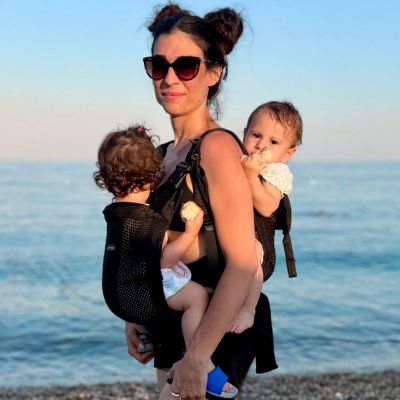 Porte-bébé double Family Black Minimonkey