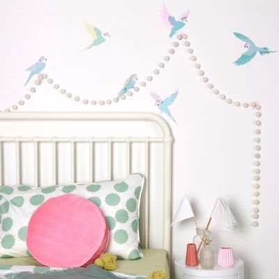 Sticker perruches Budgies (petit modèle) Love Maé