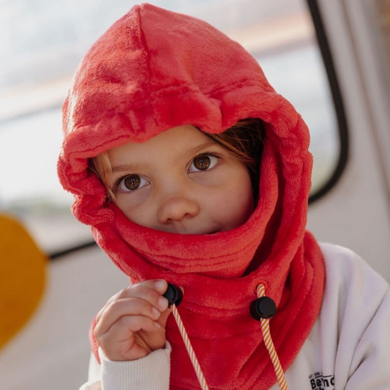 Cagoule polaire Warmy Hibiscus (2-5 ans) Hello Hossy Ambiance 5