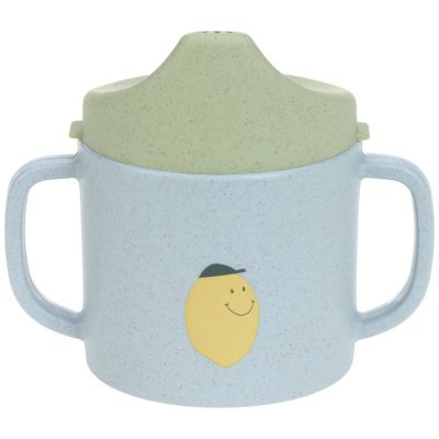 Tasse d´apprentissage en polypropylène et cellulose Happy Fruits citron Lässig 