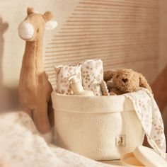 Lot de 3 mini langes en gaze de coton Bloomy (31 x 31 cm)