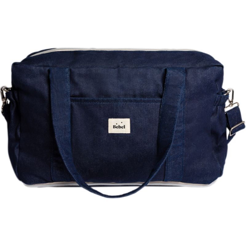 Sac à langer bandoulière 24-48h jean foncé BEBEL