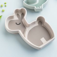 Assiette en silicone avec ventouse Lalee Sable
