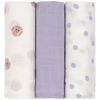 Lot de 3 langes doux Tiny Team lilas (80 x 80 cm) Lässig Produit 3